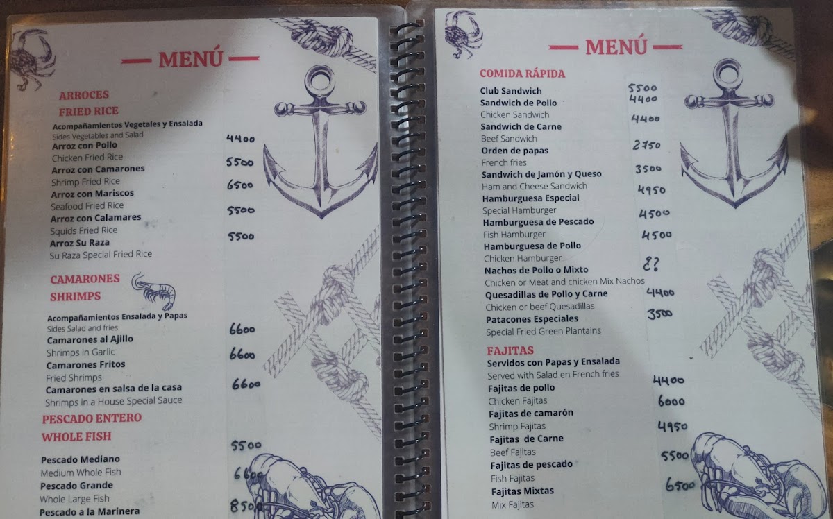 Menu Su Raza-2